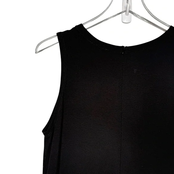 Eileen Fisher Classic Black Knit Women’s Wide Leg Lagenlook Jumpsuit Sz XS - Picture 14 of 15